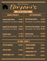 My Home Biryani's menu 1