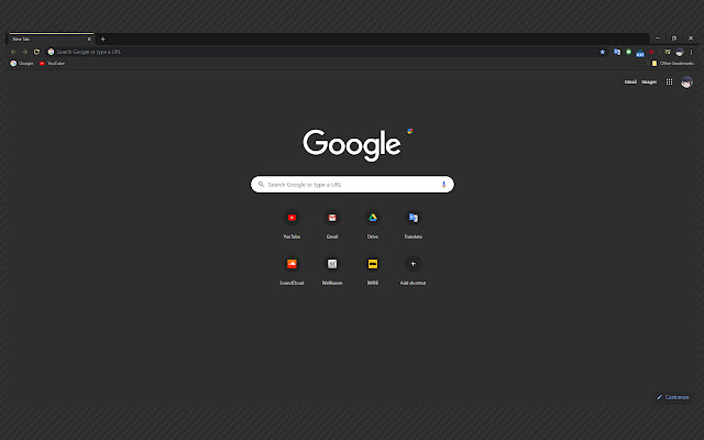 Minimal Yellow chrome extension