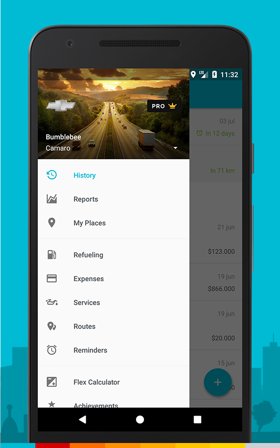    Drivvo – Car management / Gas log / Mileage Log- screenshot  