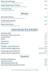 The Nest menu 7