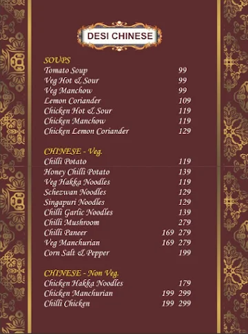 The Magik Kitchen menu 