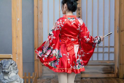 Title 16, Japanese Formal Wear Womens Peacock Kimono Sta...