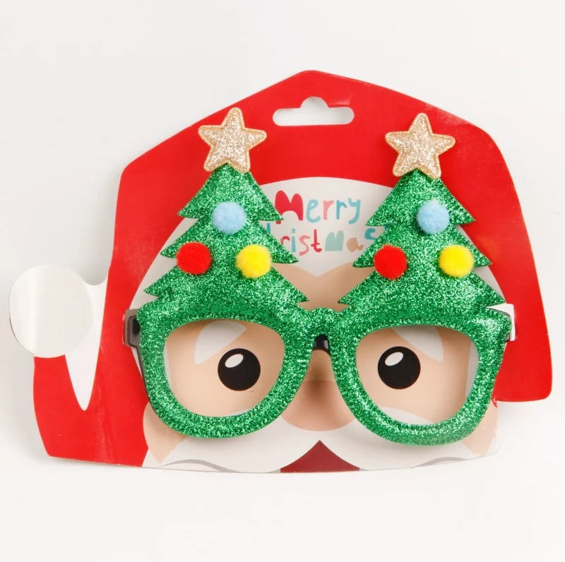 Kerstversiering dansfeest brillen verkleed accessoires Maak je kerst onvergetelijk met deze leuke brillen, perfect voor een gezellige en feestelijke sfeer