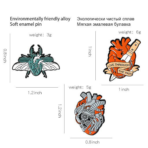 Title 10, Original European and American Jewelry Heart Se...