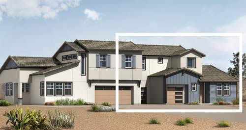 Violet floor plan new constructions home by Mattamy Homes in Avier West Chandler AZ 85286