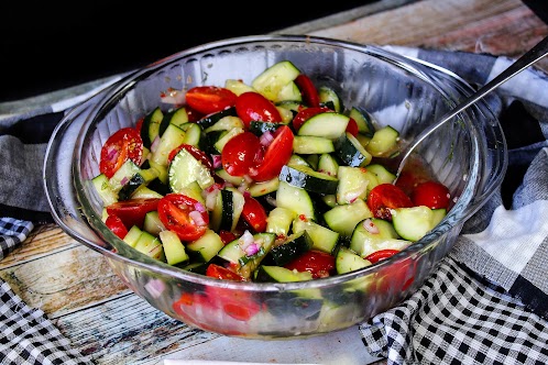 Cucumber & Tomato Salad