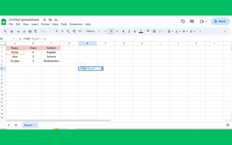 How to Search on Google Sheets