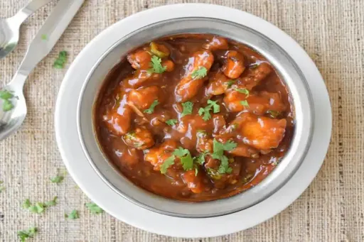 Hot Garlic Baby Corn- Gravy