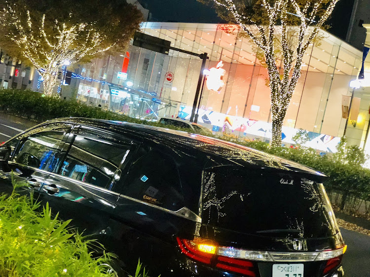 オデッセイの表参道イルミネーション😍・風邪ひいた🤧に関するカスタム事例の投稿画像2枚目