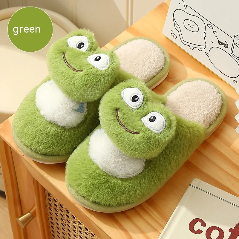 Title 5, Leuke Frosch Dames Winter Cartoon Indoor Pluche...