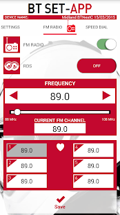BTSET-APP - náhled