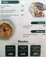 Just Falafel menu 2