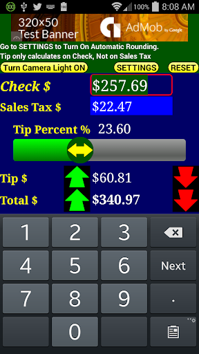 Restaurant Tip Calculator Free