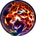 Neon Wild Animal Theme: Flaming Cheetah 1.0.0 APK Descargar