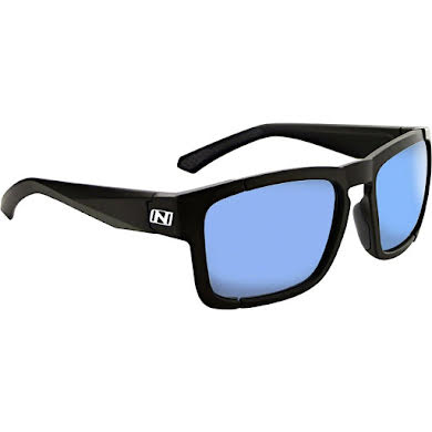 Optic Nerve Vettron Sunglasses: Matte Black, with Smoke Ice Blue Mirror Lens and additional Copper Lens