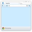 Clean Blue Theme Chrome extension download