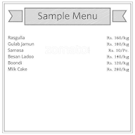 Bikaner Sweets menu 1