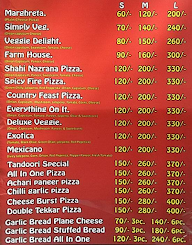 Bunny Pizza Shop menu 1