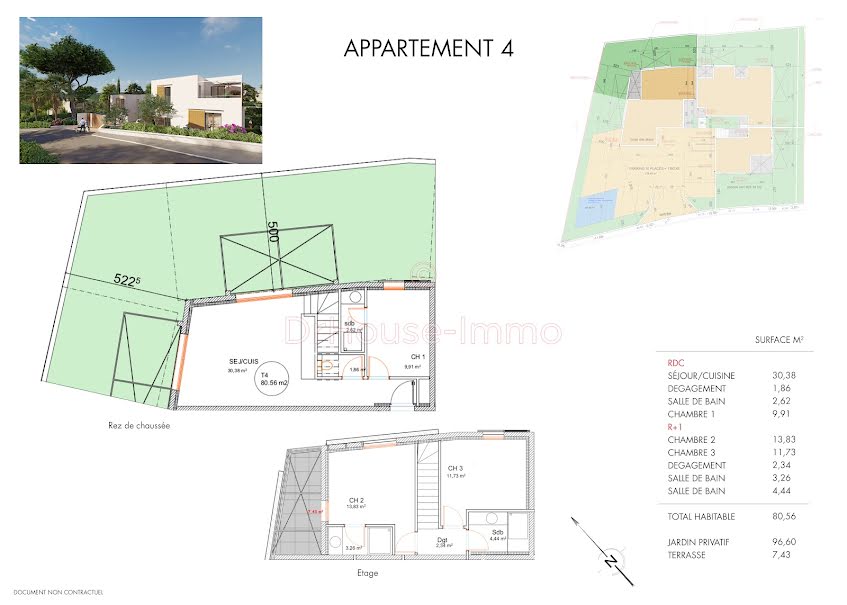 Vente maison 4 pièces 80.56 m² à Six-Fours-les-Plages (83140), 399 000 €