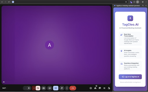 TagCleo.AI Meeting Assistant (preview)