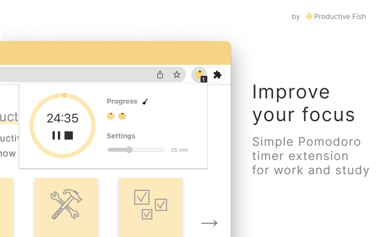 Yellow Tomato — Simple Pomodoro Timer Preview image 4