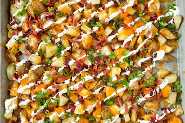 Cheesy Bacon Ranch Roasted Potatoes