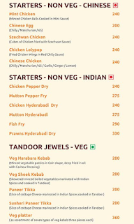 Mysuru Gonguras menu 2