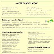 Woodside Inn menu 1