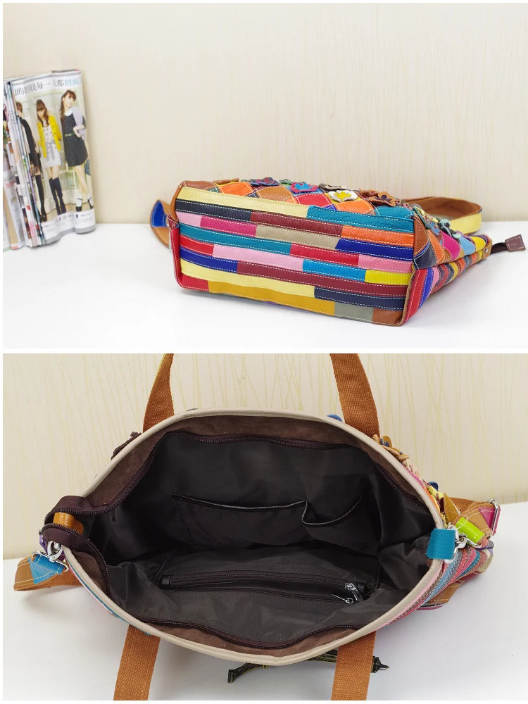 Title 5, Bolsa feminina de couro artesanal, design hit c...