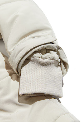 Title 9, High Street Patchwork Tie Hooded Padded Jacket