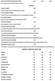 Market Street Pizza menu 2