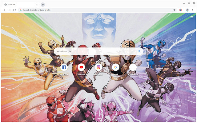 Power Rangers Wallpapers New Tab