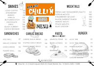 Chillin cafe menu 1