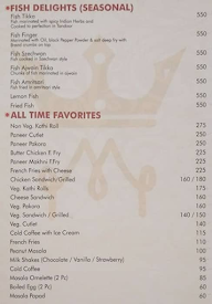 The Majestic menu 3