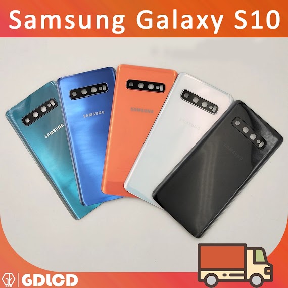 Nắp Lưng Samsung Galaxy S10 S10 Plus S10+ S10E Ốp Điện Thoại Mặt Kính Có Camera Cho