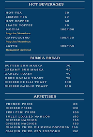 The Baristo Cafe Bar menu 1