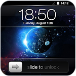 Slide to Unlock - Galaxy Theme Apk