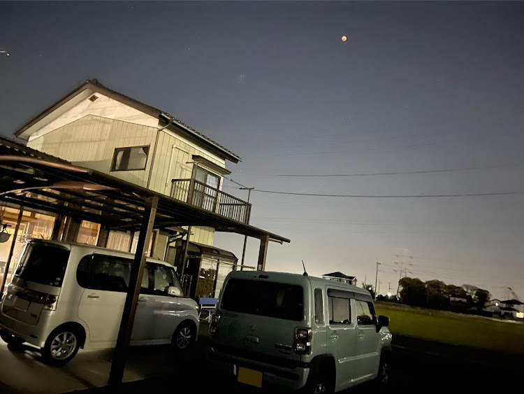 タントカスタムのタントカスタムl375s・スズキ ハスラー・嫁車とマイカー・皆既月食・11月もよろしくお願いしますに関するカスタム事例の投稿画像5枚目