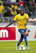 INJURED: Elias Pelembe of Mamelodi Sundowns  Photo: Shaun Roy/Gallo Images