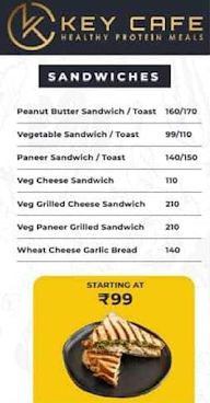 Key Cafe - Healthy Protein Meals menu 1