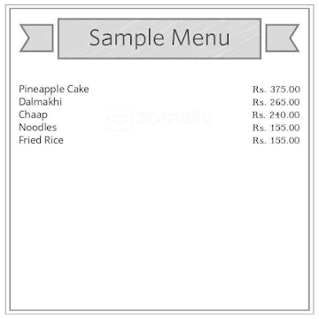 Mr Prabhu Restaurant menu 