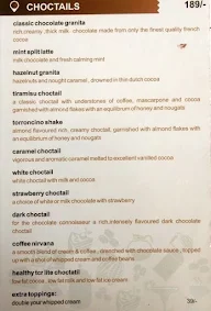 The Chocolate Room menu 3