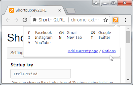 custom keyboard shortcuts chrome extension