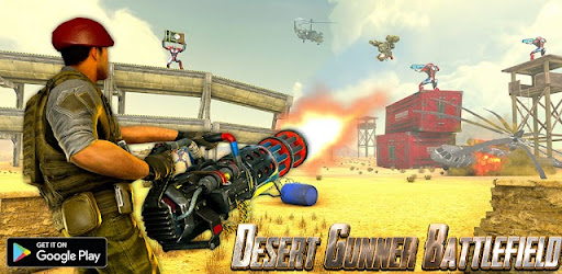 Desert Gunner Machine Gun Game