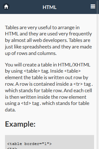 HTML Reference Tutorial