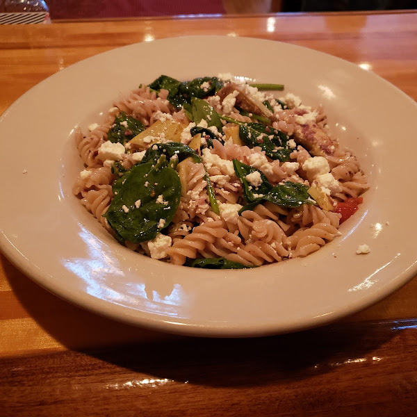 Gluten-Free Pasta at The Copper Trout