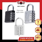 Ổ Khóa Mã Số Cjsj Chất Liệu Hợp Kim Inox Chống Gỉ, Khóa Bằng 5 Số Thiết Kế Tinh Tế Và Cực Kỳ Chắc Chắn - Huy Tưởng