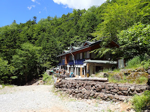 オーレン小屋から20分で夏沢鉱泉に