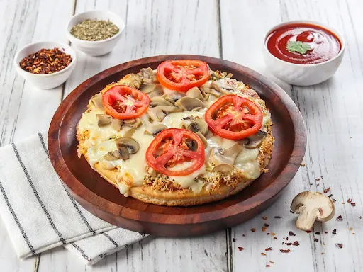 7" Cheese Tomato Mushroom Pizza