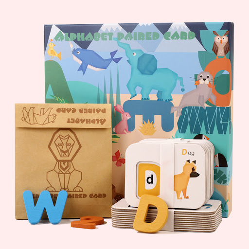 Title 3, Wooden Toy Memory Card for Babys Cognition Tor...